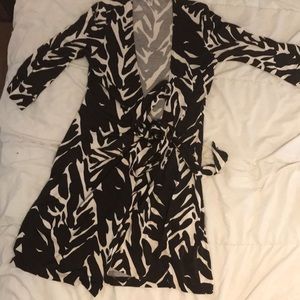A 100% silk Diane von Furstenberg Wrap dress